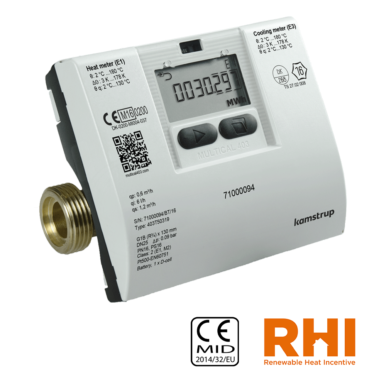 ½" BSP Kamstrup Multical 403 Heat Meter, qp 1.5