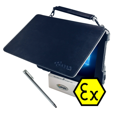 Aegex 10 Intrinsically Safe Windows 10 IoT Tablet, Charging Station Bundle, WiFi / 4G / Telit
