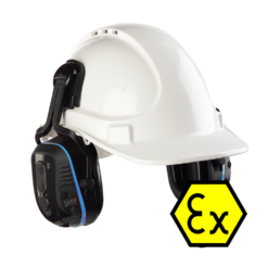 Ecom SM1P-Ex Intrinsically Safe Headset, Helmet Mount