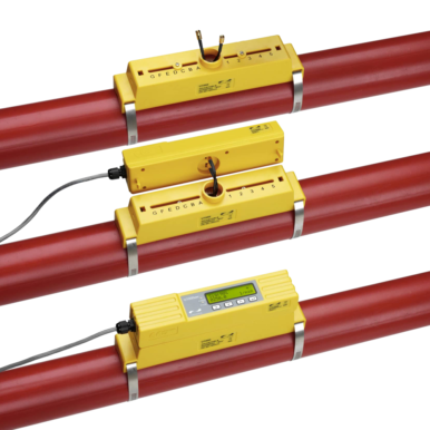 fixed ultrasonic clamp-on flow meter