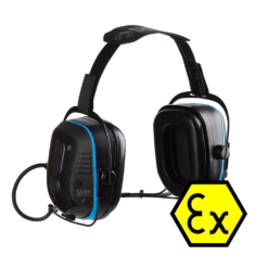 Ecom SM1P-Ex Intrinsically Safe Headset, Neckband