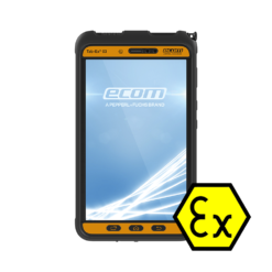 Ecom Tab-Ex 03 DZ2 Intrinsically Safe Android Tablet, 512GB, WiFi / 4G