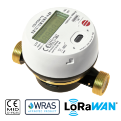 ½" B Meters Hydrodigit-S1 Single Jet Hot Water Meter, Q3 = 2.5