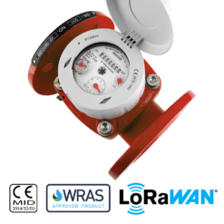 DN50 B Meters WDE-K50 Woltmann Hot Water Meter, Q3 = 40