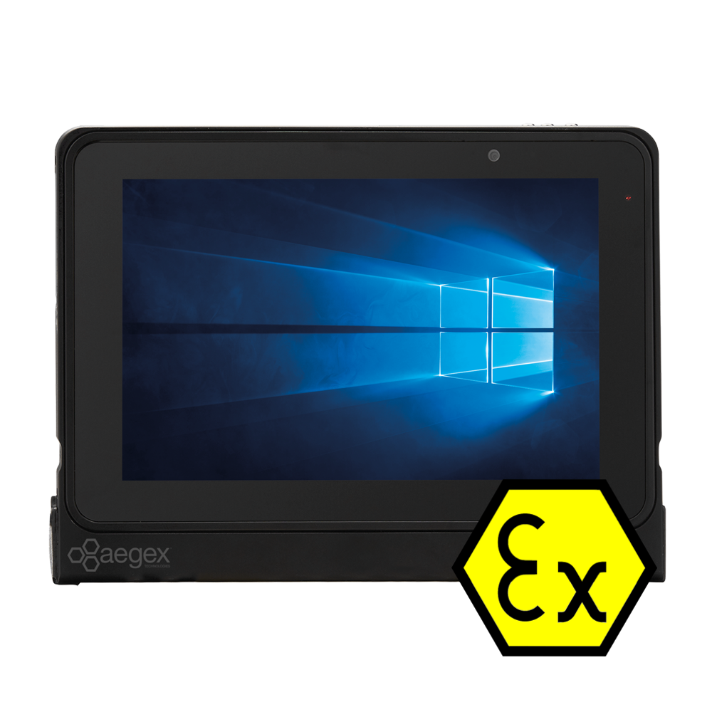 Aegex 100m intrinsically safe windows 10 tablet