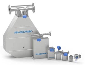 A range of Rheonik Coriolis mass flow meters designed for high-pressure and viscosity measurement applications.