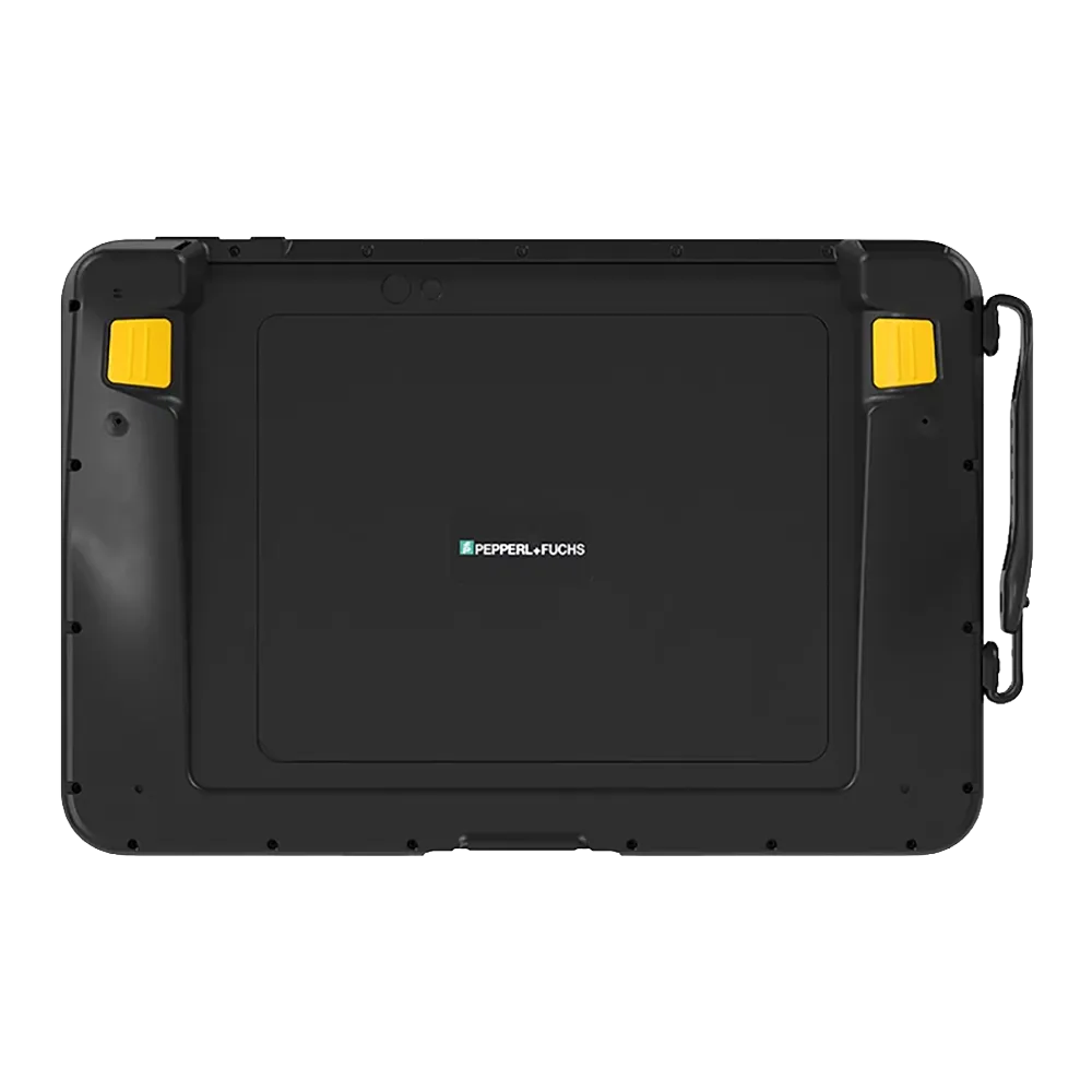 Pepperl+Fuchs Tab-IND 10 WIN 256GB with Scanner Frame, rear view