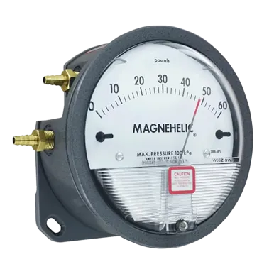 Dwyer Series 2000 Magnehelic differential pressure gauge with side pressure connections